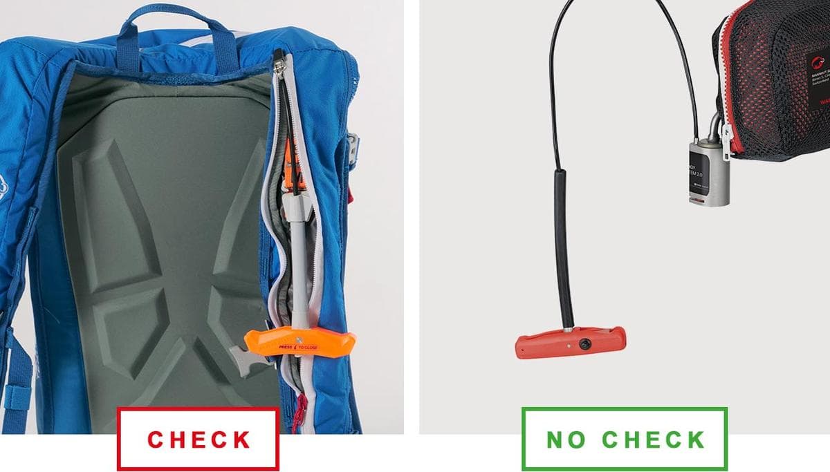 Mammut removable clearance airbag system 3.0